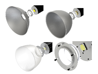 Luxtron with  Mechatronix, Taiwan launches patented  High Bay Coolers and Accessories up to 35.000 lumen