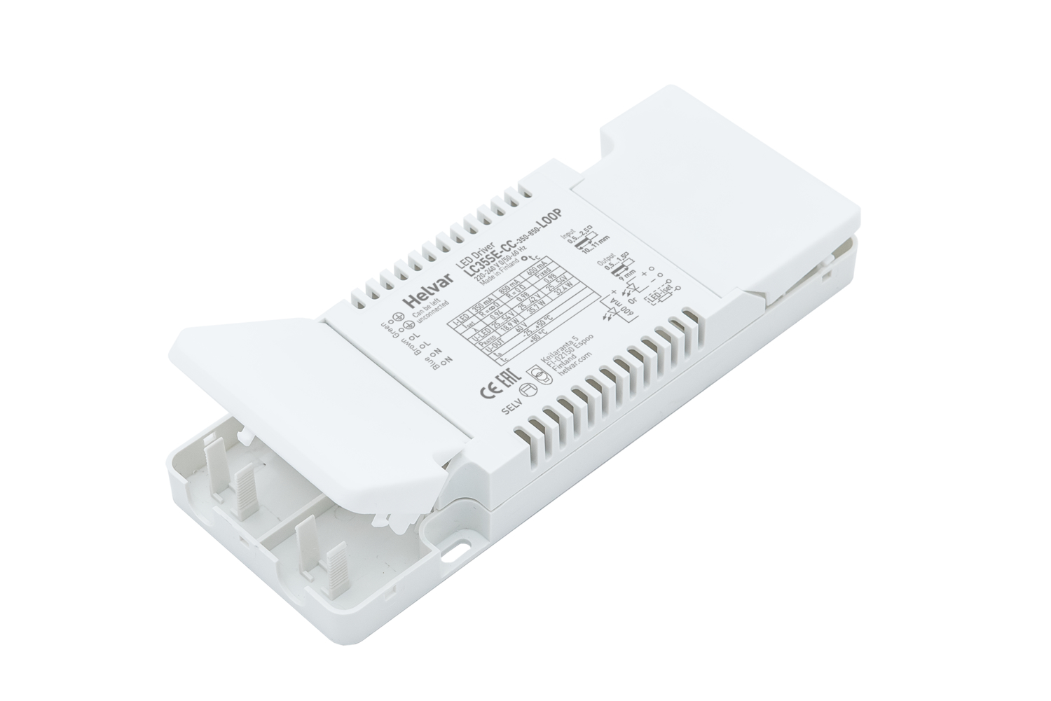 LC35SE-CC-350-850-LOOP ~ New LED Driver from Helvar, Finland.