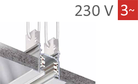3~Recessed track