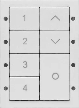135W / 135B · 4 scenes, Off + Up/Down (7 buttons)
