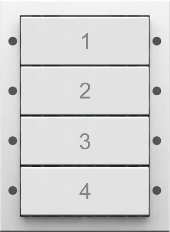 137W / 137B · 4 scenes (4 buttons)
