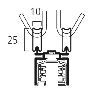 Snap hanger, fast suspention