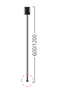 Pendant suspension Ø 13 mm
