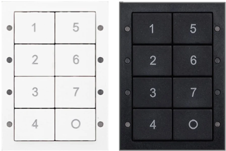 136WD2 / 136BD2 · 7 scenes + Off (8 buttons)