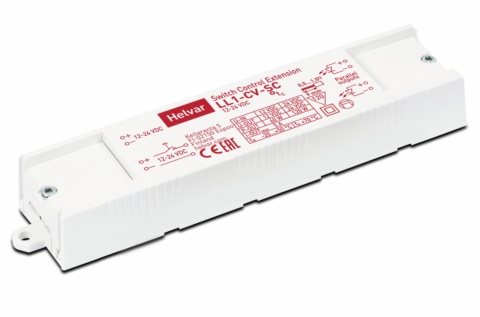 LL1-CV-SC 12 V – 24 V Dimmable constant voltage Switch-Control LED driver extension (Phase out)