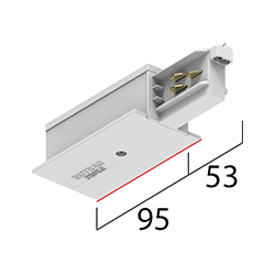 ONETRACK End feed (Key right)