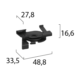 ONETRACK clamp for T-beams
