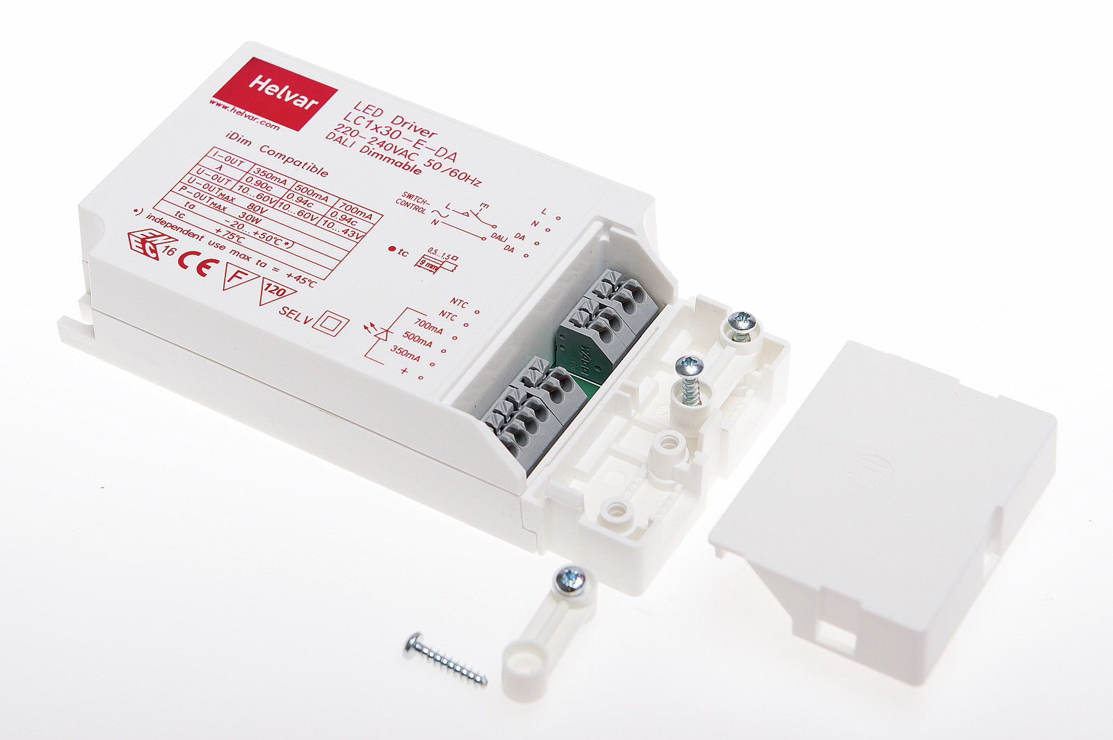 LC1x30-SR Click-on strain relief for LED drivers