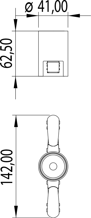 Dimension drawing