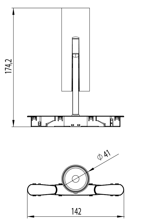 Dimension drawing
