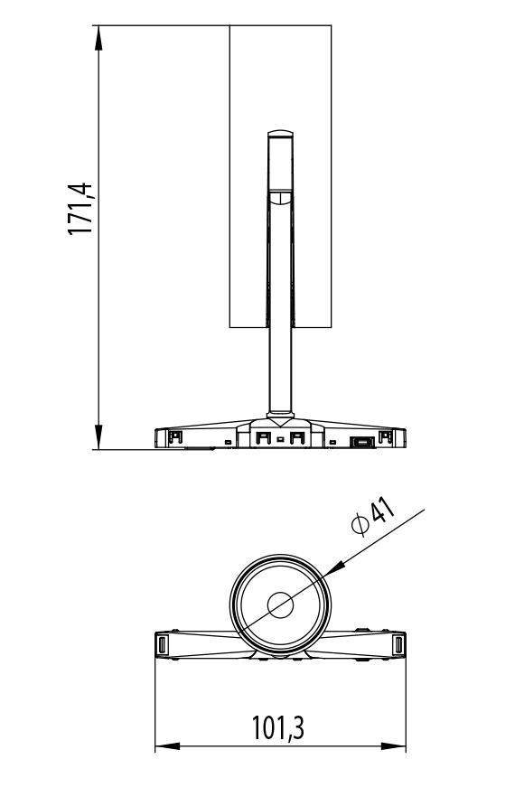 Dimension drawing