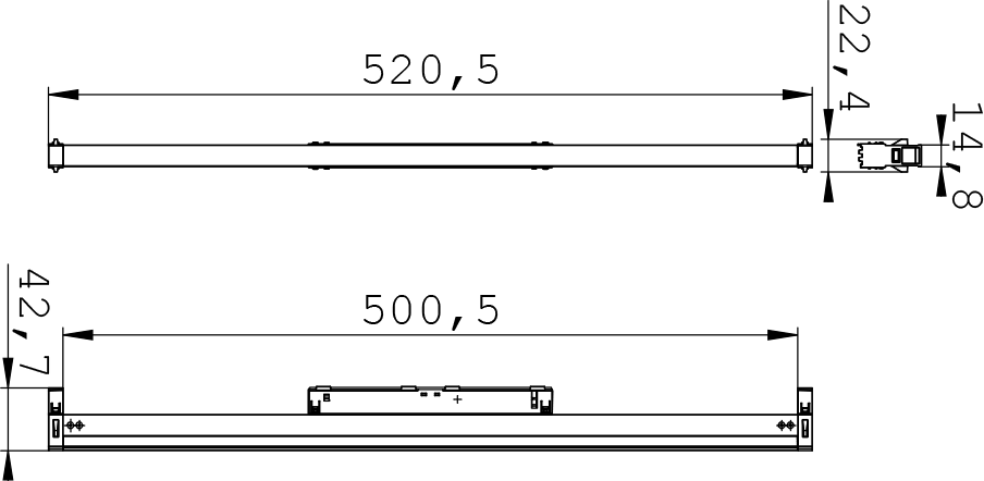 Dimension drawing