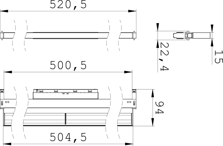Dimension drawing