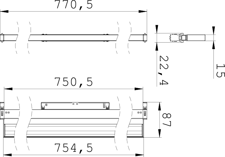 Dimension drawing