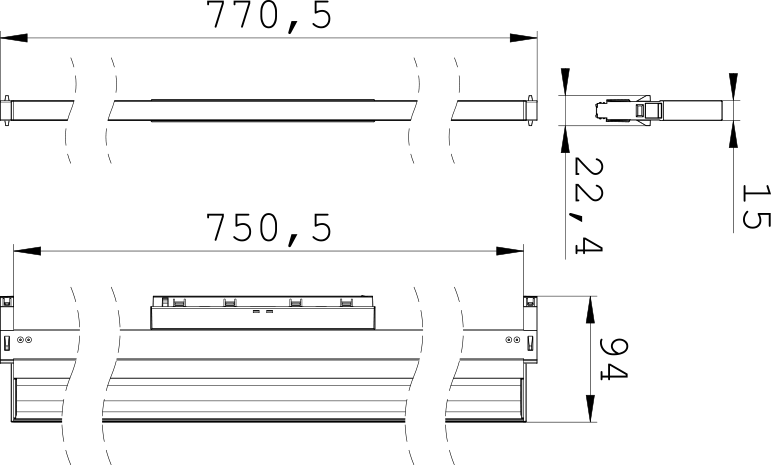 Dimension drawing