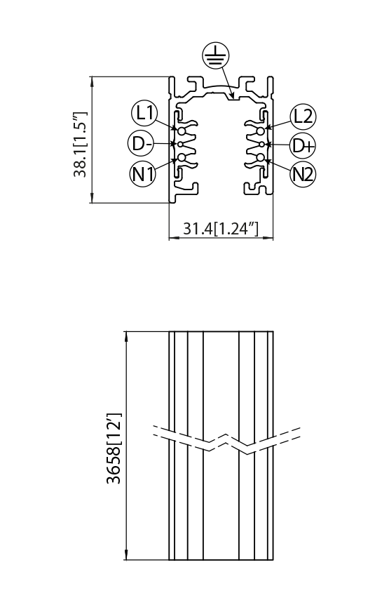 Dimension drawing