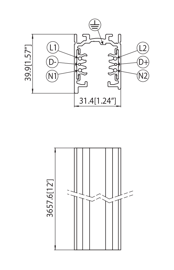 Dimension drawing