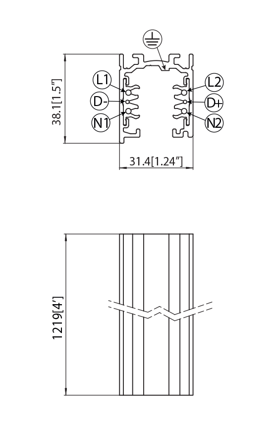 Dimension drawing