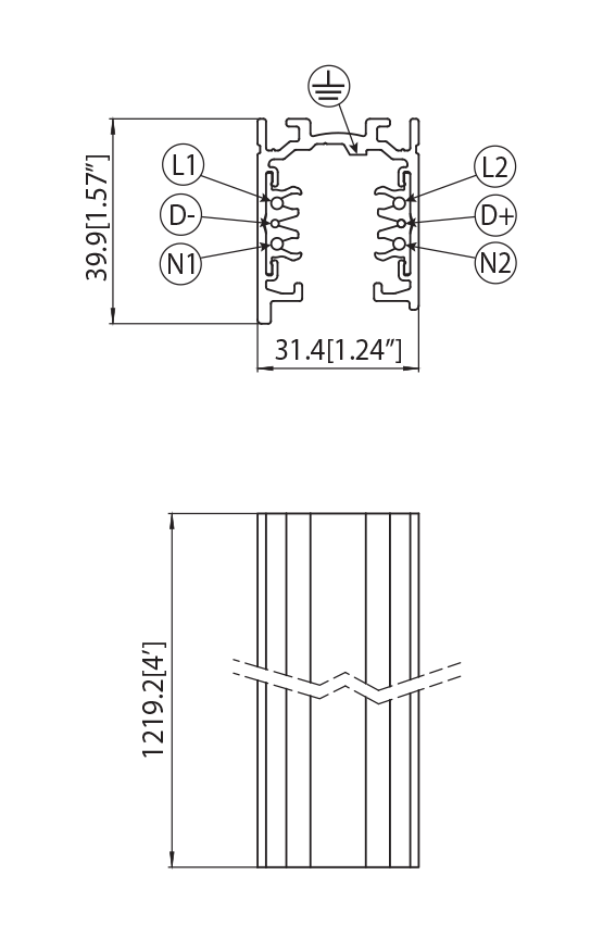 Dimension drawing