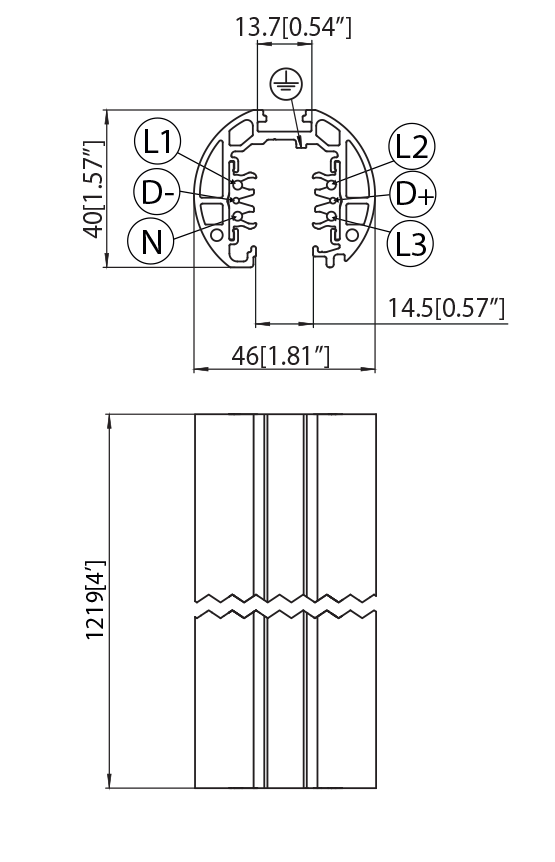 Dimension drawing