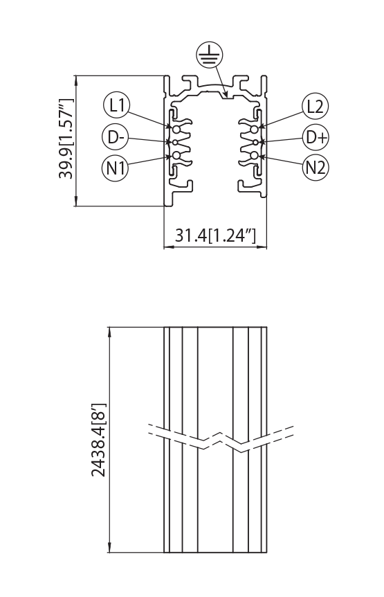 Dimension drawing