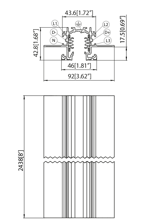 Dimension drawing