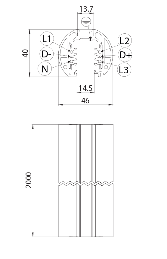Dimension drawing