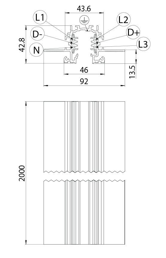 Dimension drawing