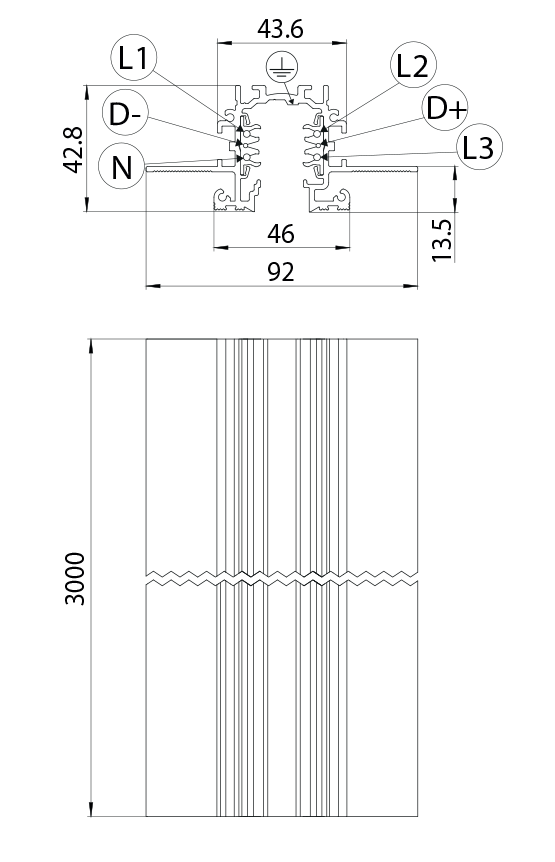 Dimension drawing