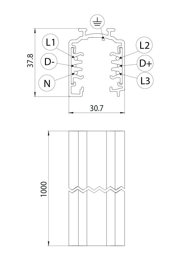 Dimension drawing