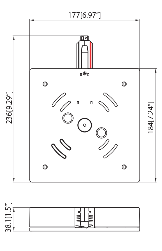 Dimension drawing