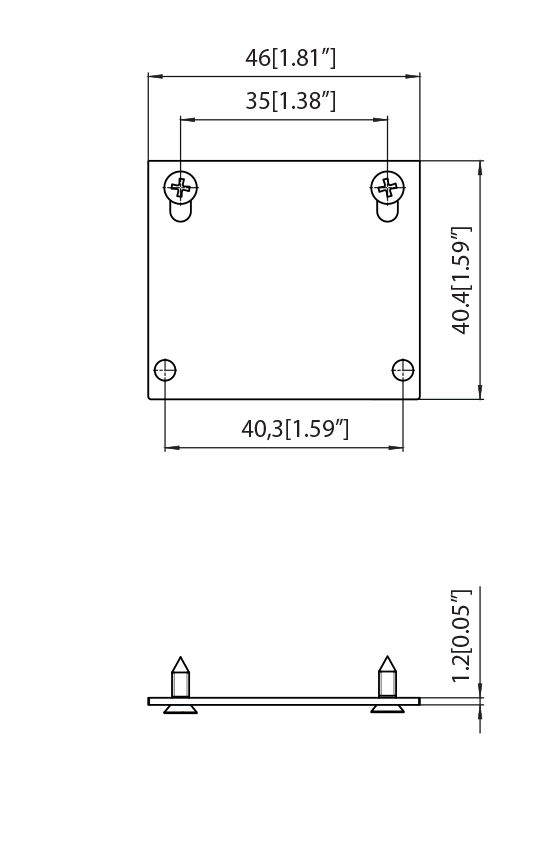 Dimension drawing