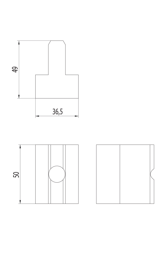 Dimension drawing