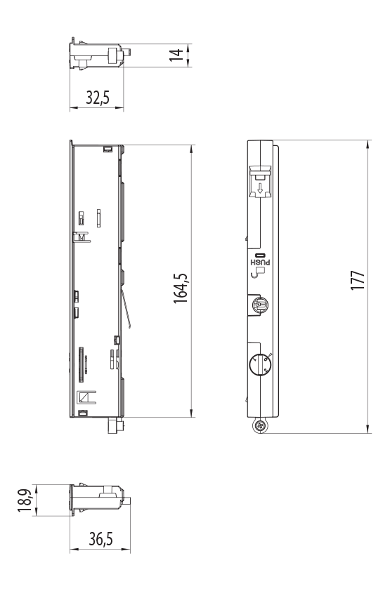 Dimension drawing