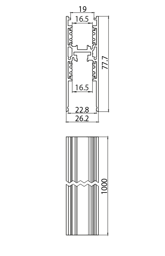 Dimension drawing
