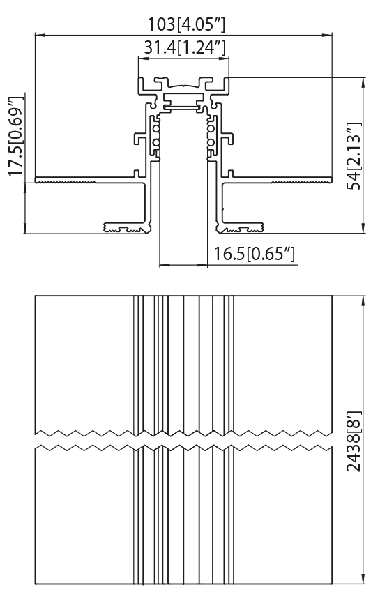Dimension drawing