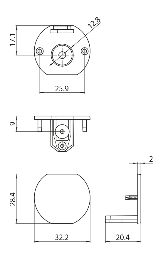 Dimension drawing