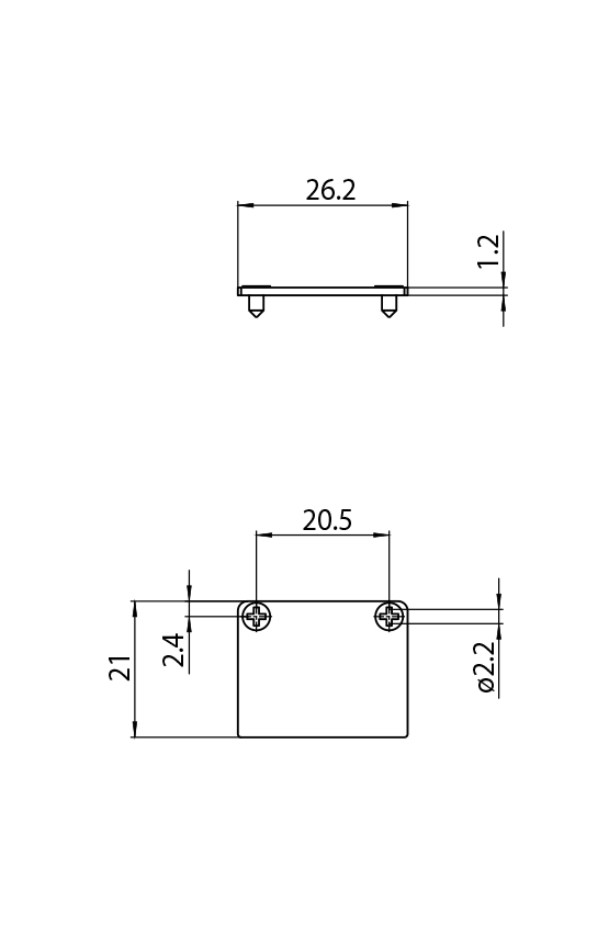 Dimension drawing