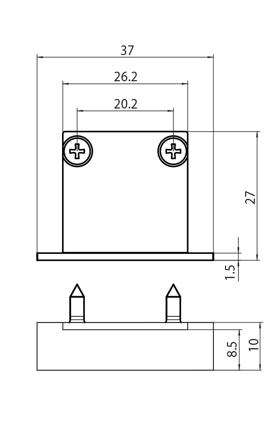 Dimension drawing