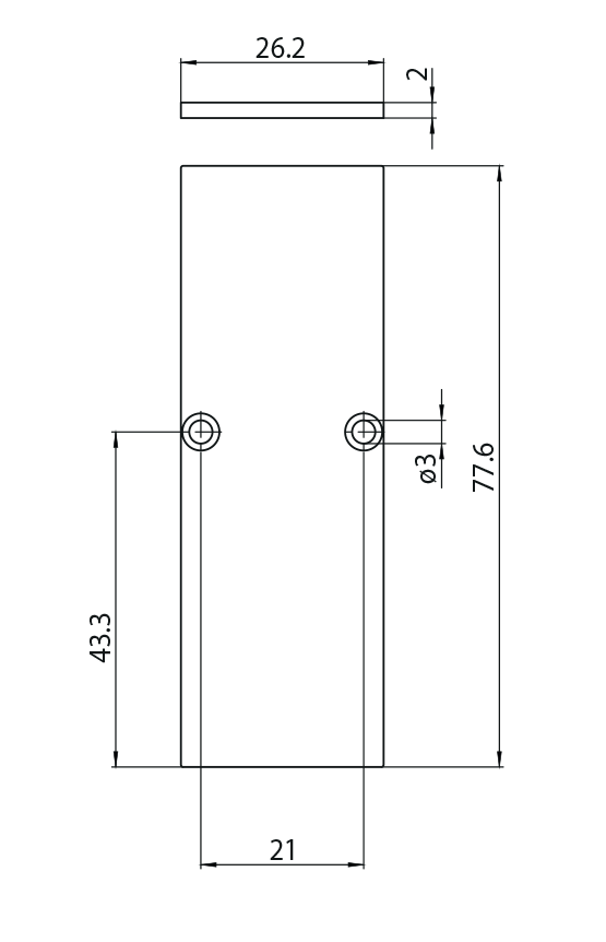 Dimension drawing