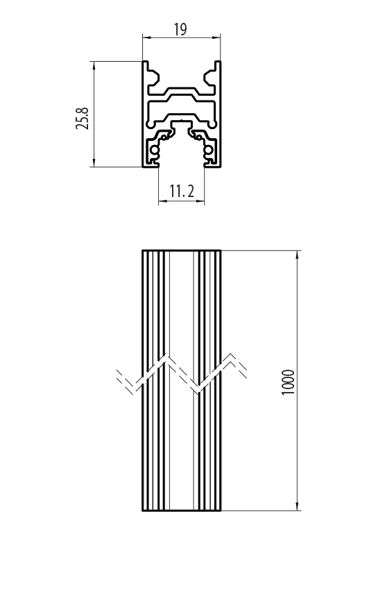 Dimension drawing