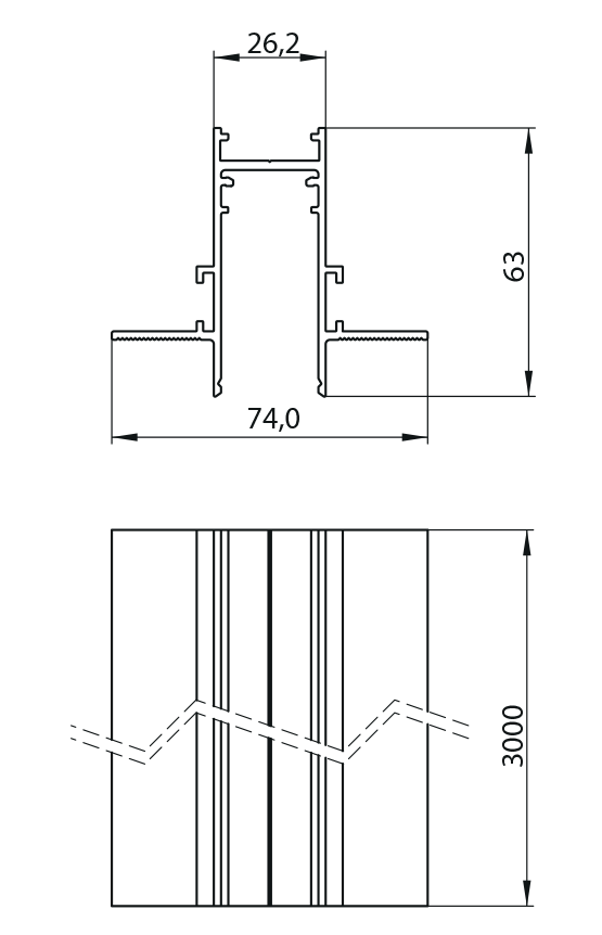 Dimension drawing