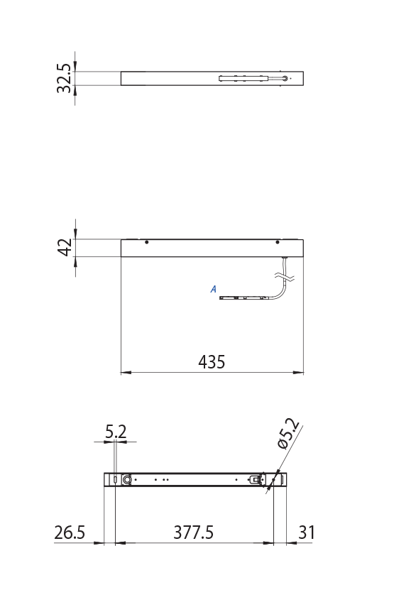 Dimension drawing