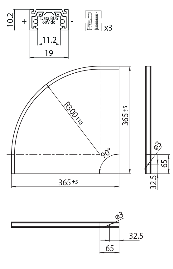 Dimension drawing