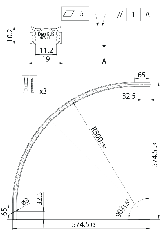 Dimension drawing