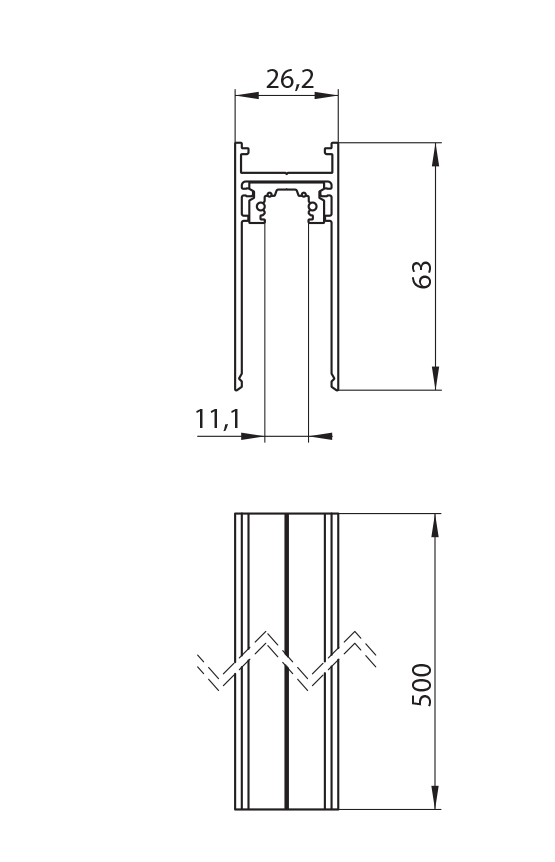 Dimension drawing