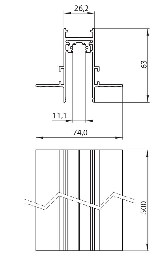 Dimension drawing
