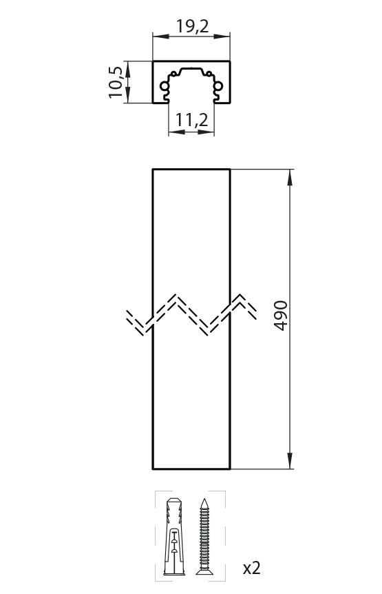Dimension drawing
