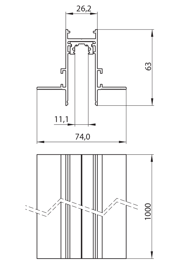 Dimension drawing