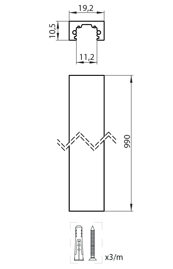 Dimension drawing